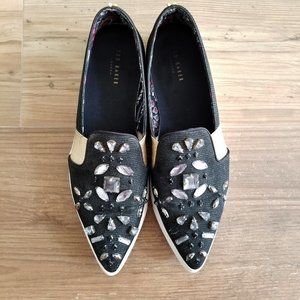 Ted Baker | Crystal Pointed Sneakers